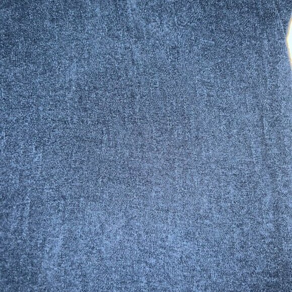 A&F Blue Fuzzy Sweater Polo in Large - Picture 3 of 3